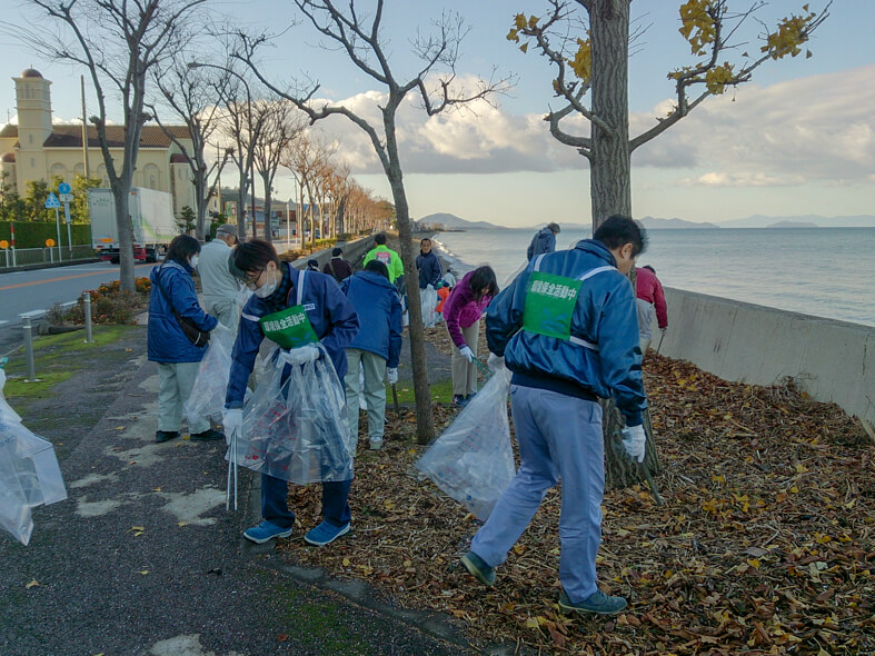 米原市琵琶湖一斉清掃2
